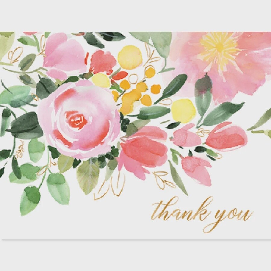 Watercolor Thank You Notes