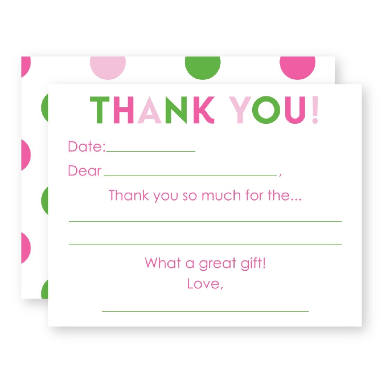 TY Notecards Girl