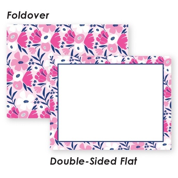 Pink Floral Notecards