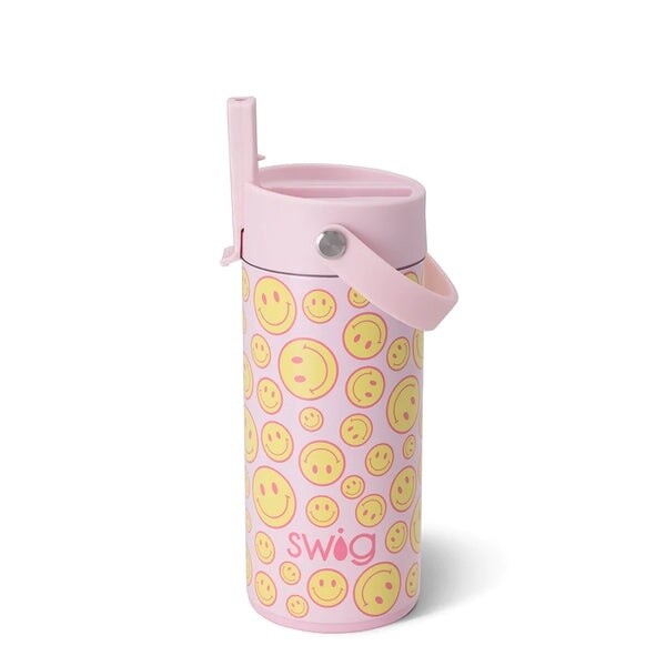 Swig Flip + Sip Slim Tumbler (12oz), Design: Oh Happy Day