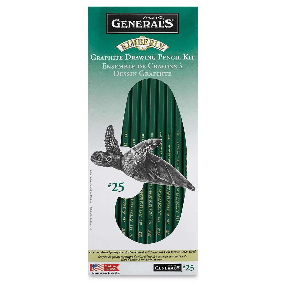 Graphite Drawing Pencil Kit- Set of 10
