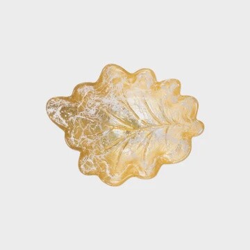 Moon Glass Leaf Bowl, Small