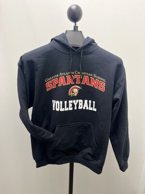 Spartans Volleyball Program Hoodie 22ps