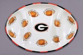 Georgia Football Platter