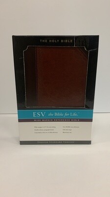 ESV the Bible for Life, wide margin reference Bible 9781581349016
