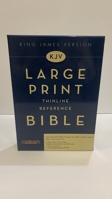 Large Print Thinline Reference Bible - KJV 9781598564631