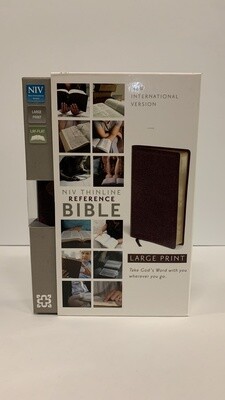 NIV Thinline reference Bible, Large Print