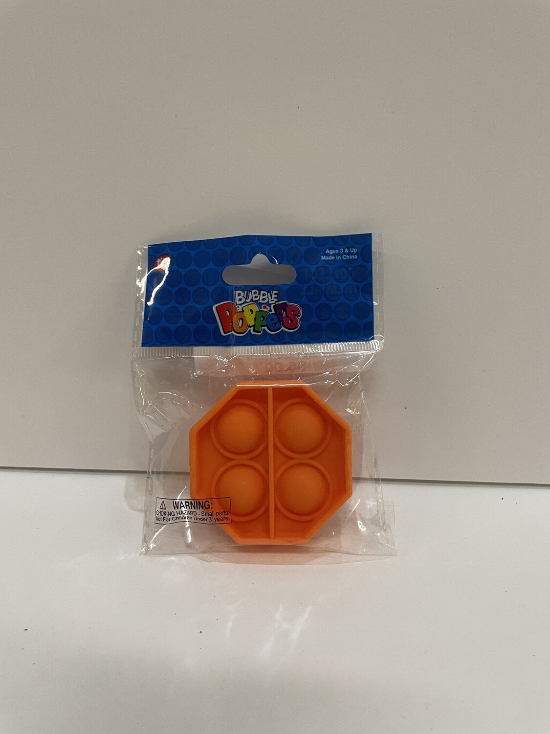 Bubble Poppers Orange Mini