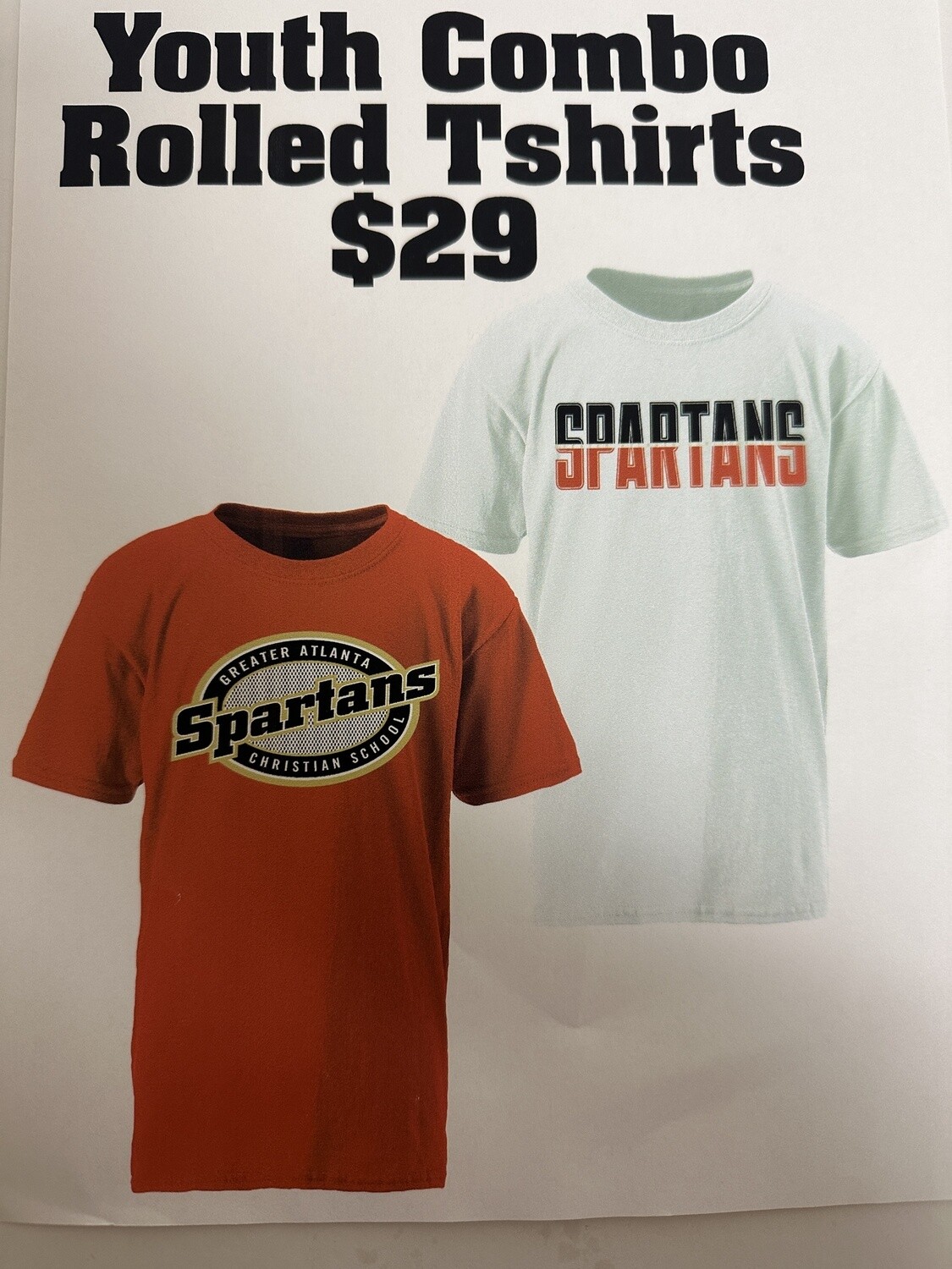 Youth Combo Rolled T-shirts
