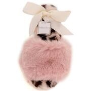 Vail Leopard Slippers, Blush