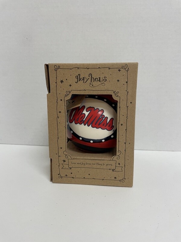 Ole Miss Collegiate Ornament