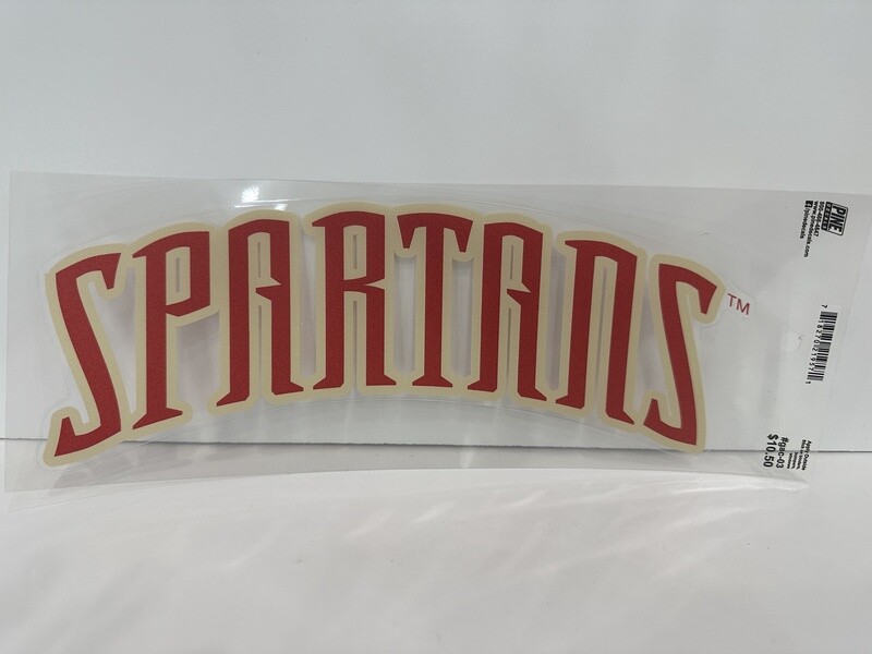 Spartans in an arch Car Decal 22sacd