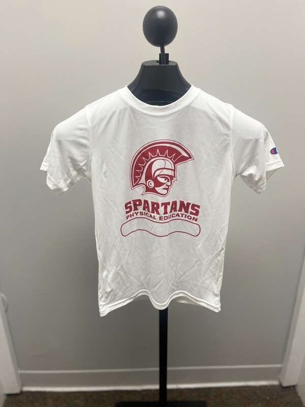 White Youth PE shirts