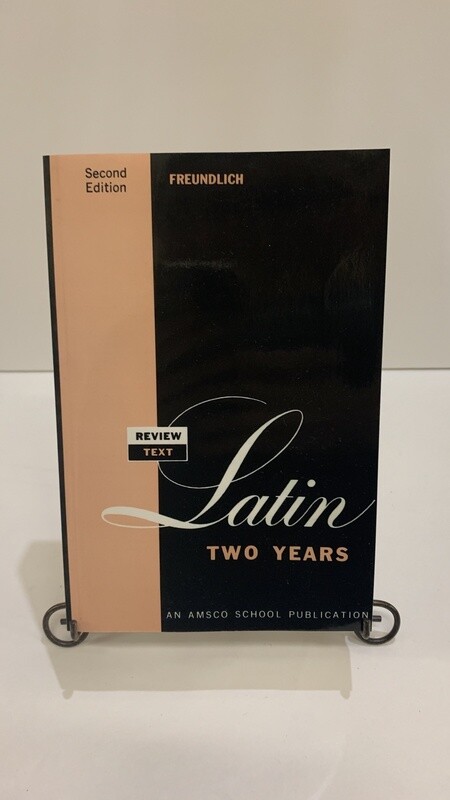 Review text in Latin Two Years 9780877205555
