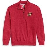 League Heritage Quarter Zip 23lhqz, Size: AS, Color: Heather Vintage Red