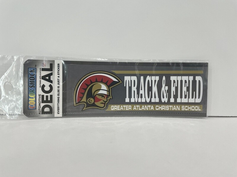 GAC Track and Field Car Decals