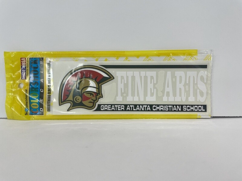 GAC Fine Arts Car Decals