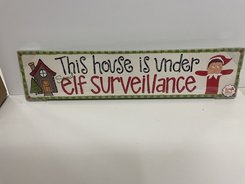Elf on the Shelf Sign