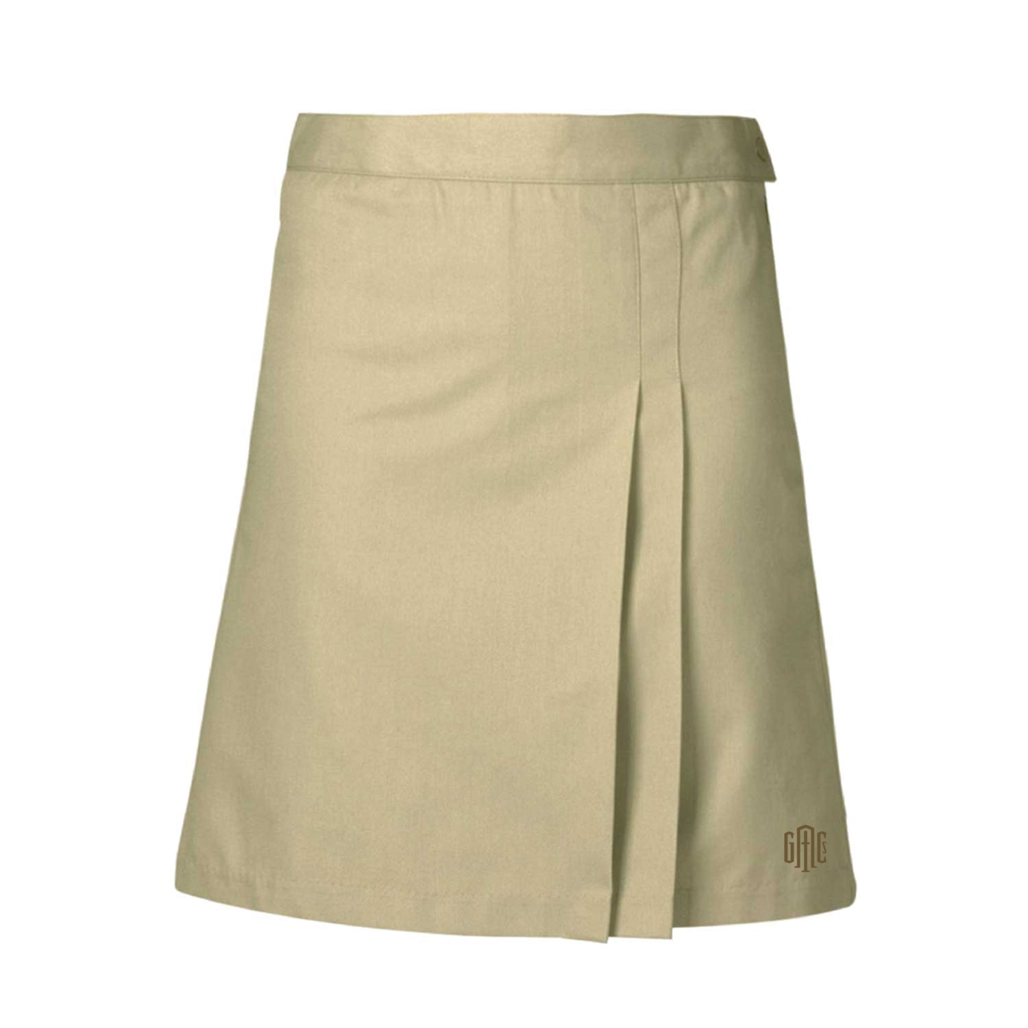 Uniform MS/HS Khaki Skort, Size: 4
