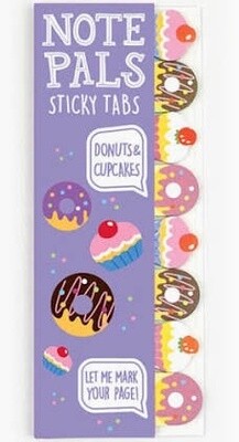 Note Pals Sticky Tabs, donuts
