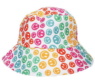 KatyDid Smiley Face Bucket Hat