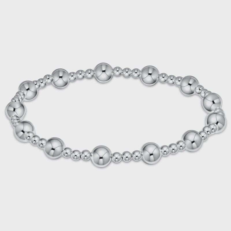 Sterling Classic Sincerity Beaded Bracelet, 6mm