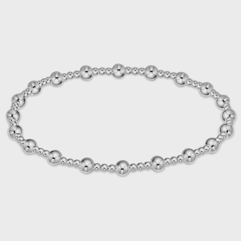Sterling Classic Sincerity Beaded Bracelet, 4mm