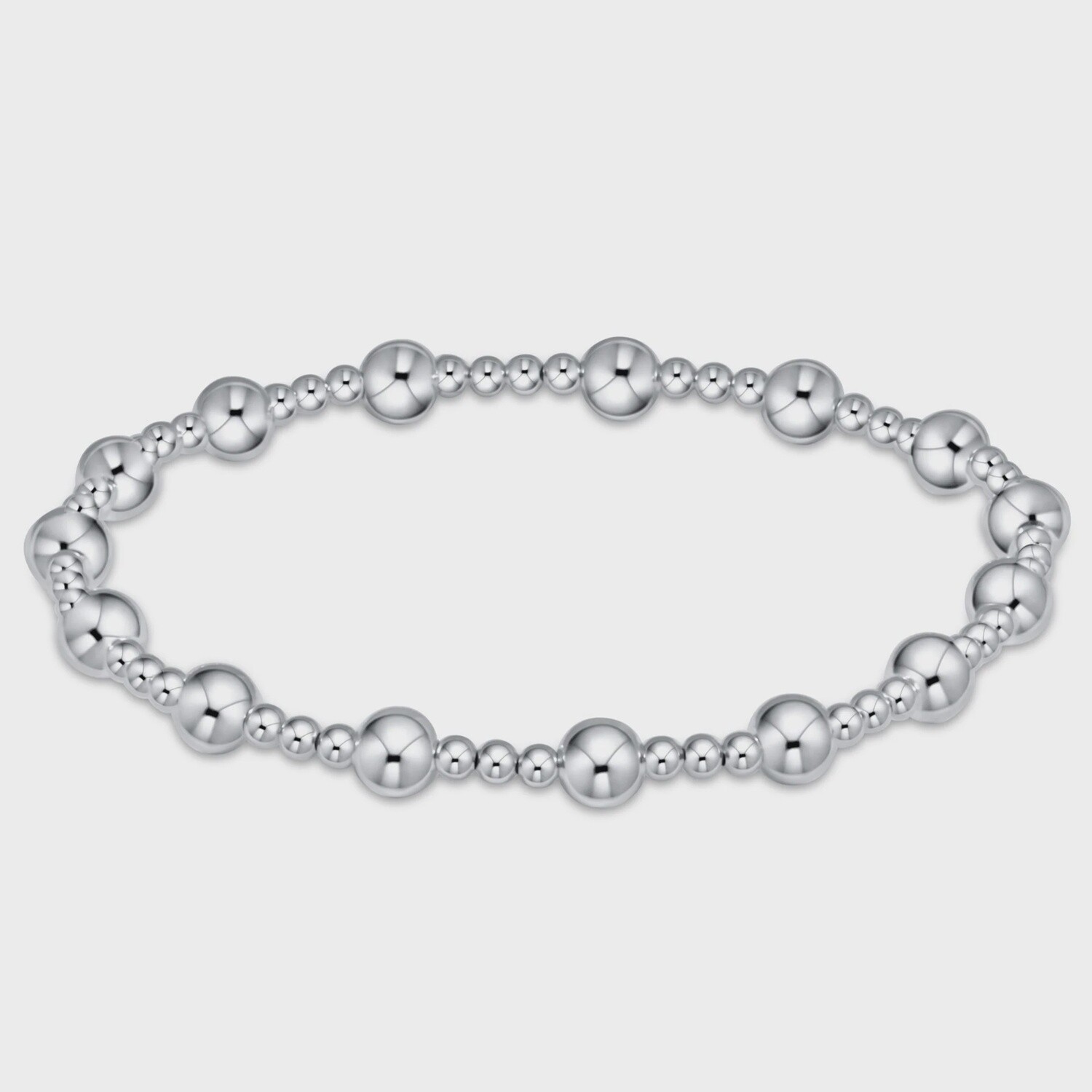 Sterling Classic Sincerity Beaded Bracelet, 5mm