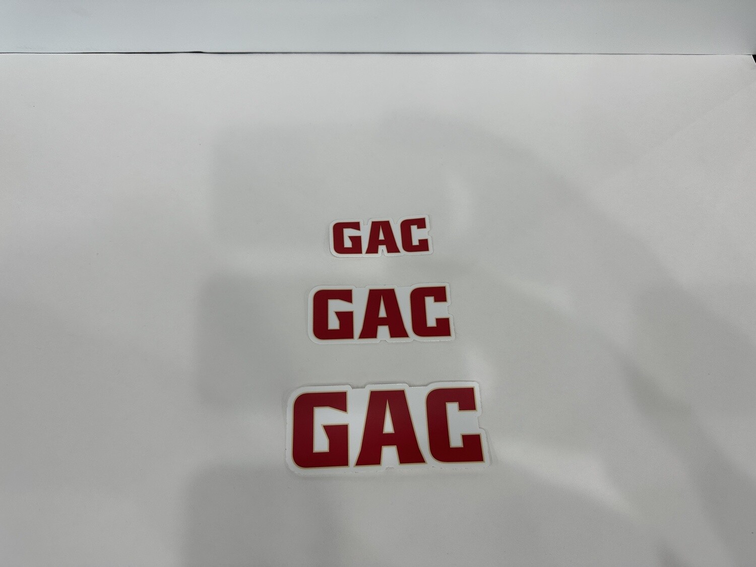 GAC Sticker 21B84S, Size: Small