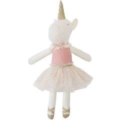 Linen Unicorn Doll