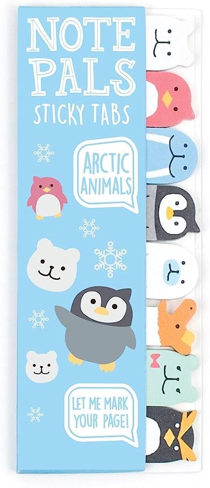 Note Pals Sticky Tab Arctic Animals