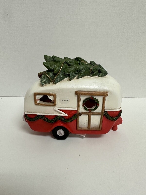 Light Up Camper Ornament 11luco