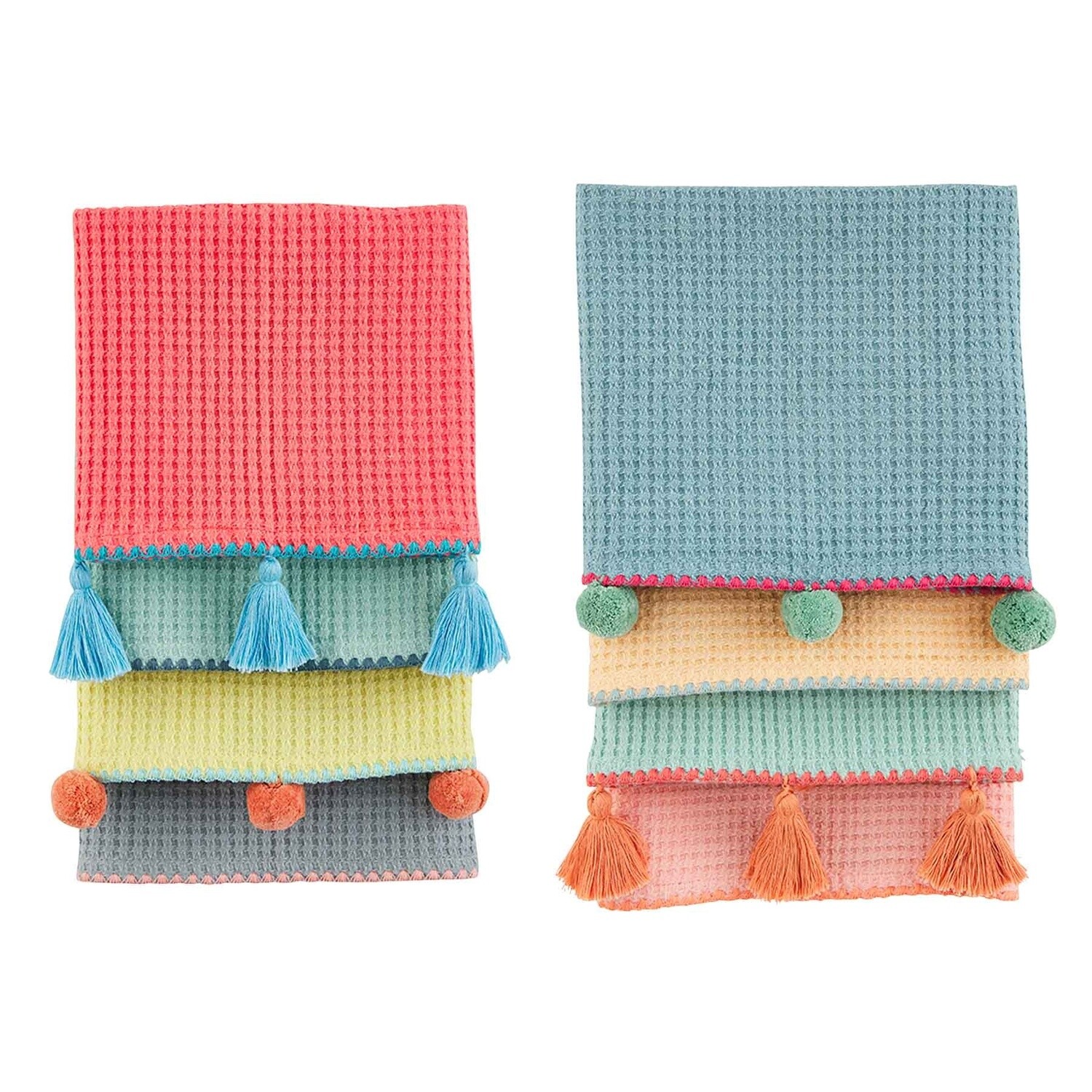 Pink Colorful Towel Set