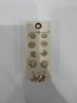 Jane Marie Flower Earrings Set