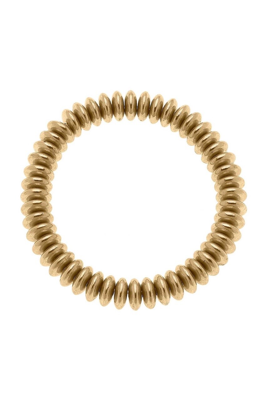 Gold Plated Disc Bracelet