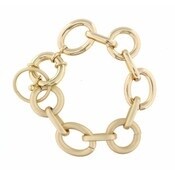 Gold Chain Bracelet, style: No.1