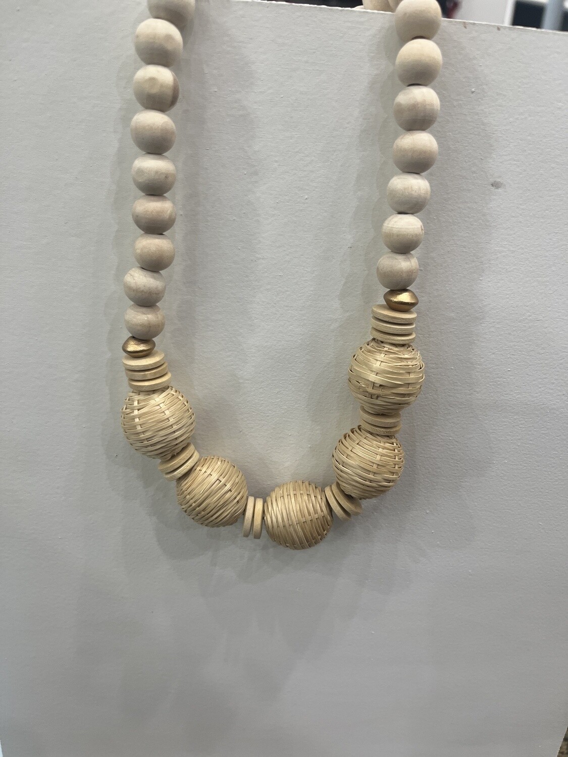 Wooden Ball Necklace