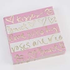 Kiss XO Beverage Napkin