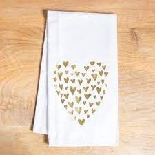 Glamour Heart Hand Towel