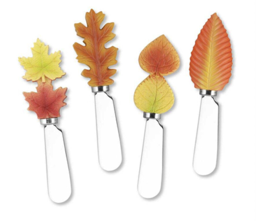 Leaf Cheese Spreader Set