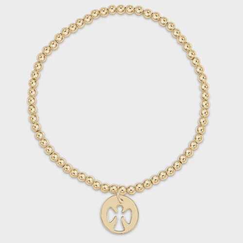 Gold Classic Bracelet, Guardian Angel