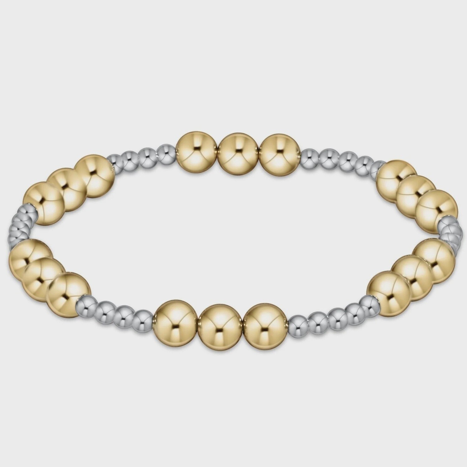 Mixed Metal Classic Joy Bracelet, 6mm