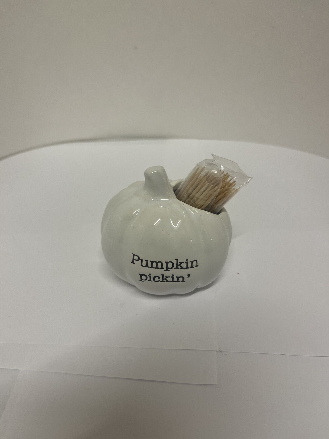 Pumpkin Tooth Pick Holder