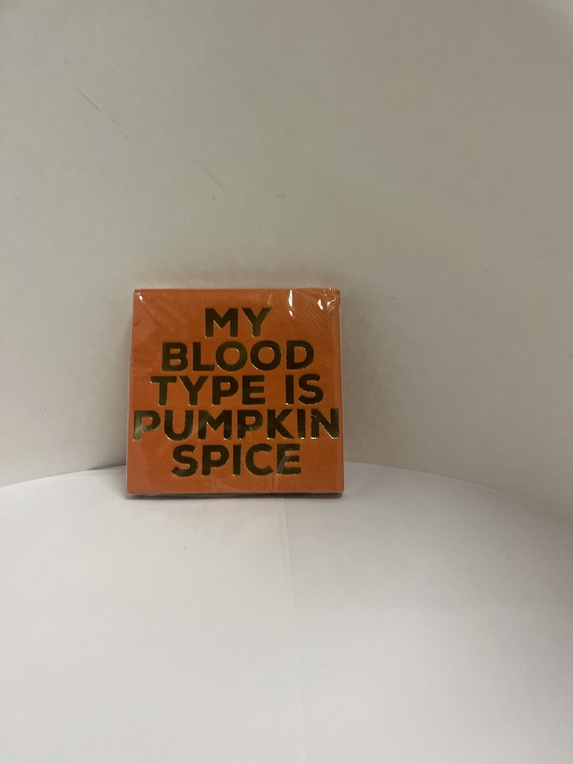 Beverage Napkins Pumpkin Spice