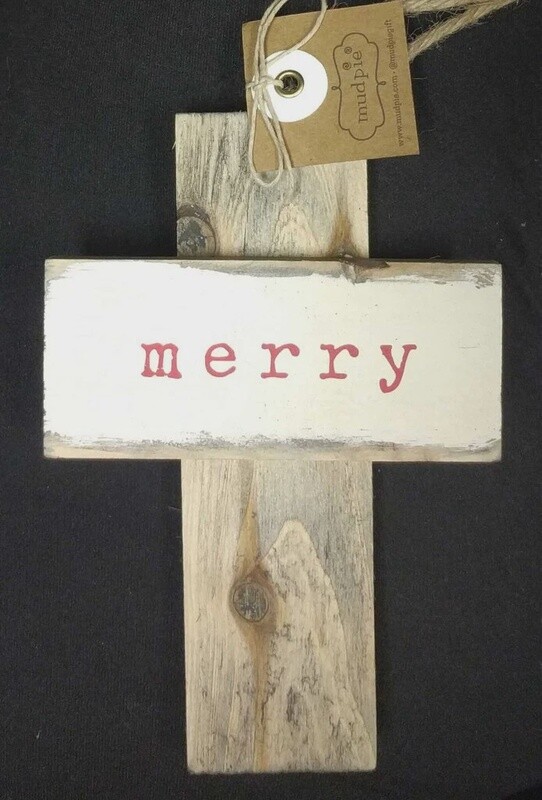 Wood Cross ornament
