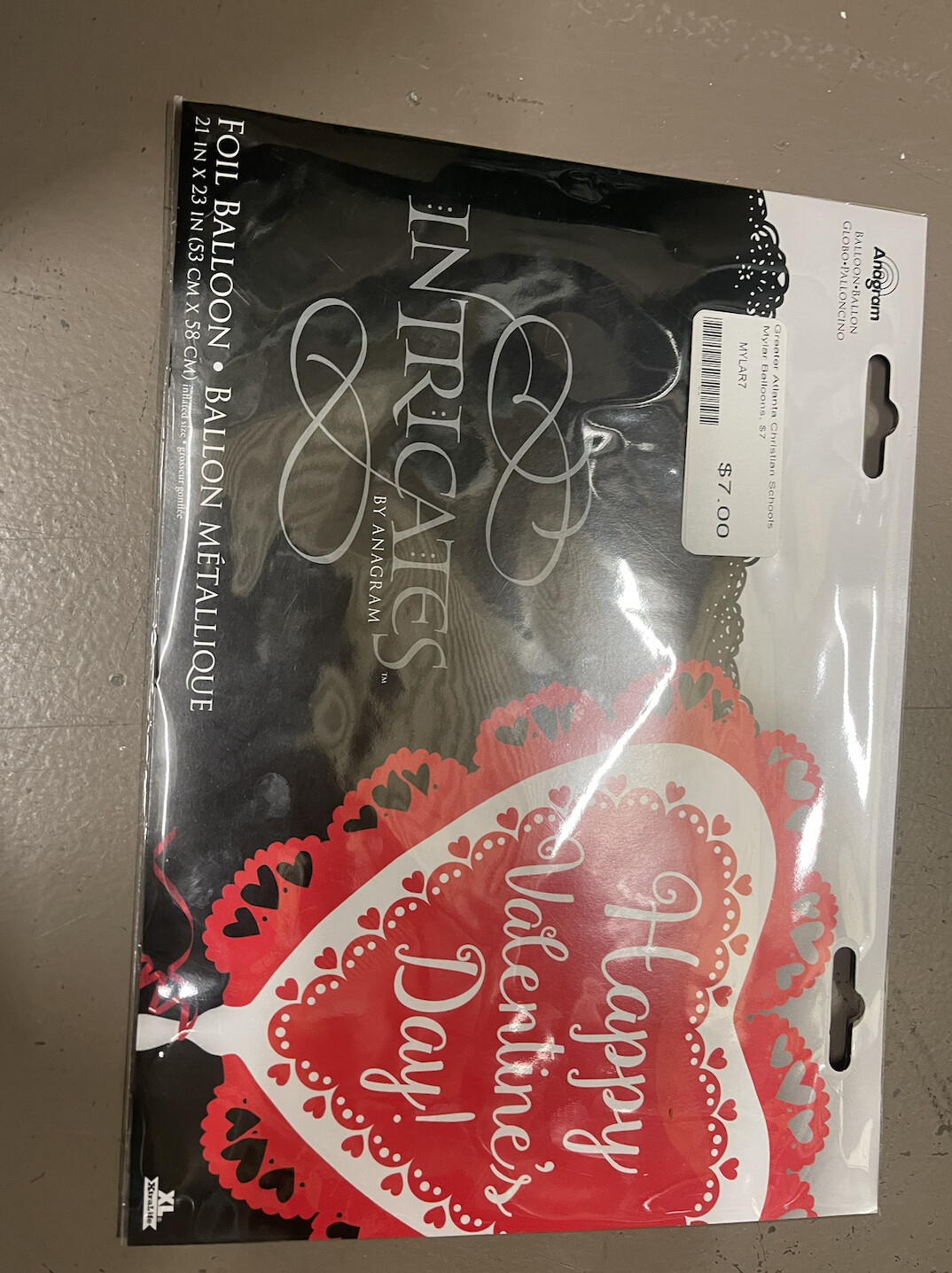 Happy Valetines Day Balloon