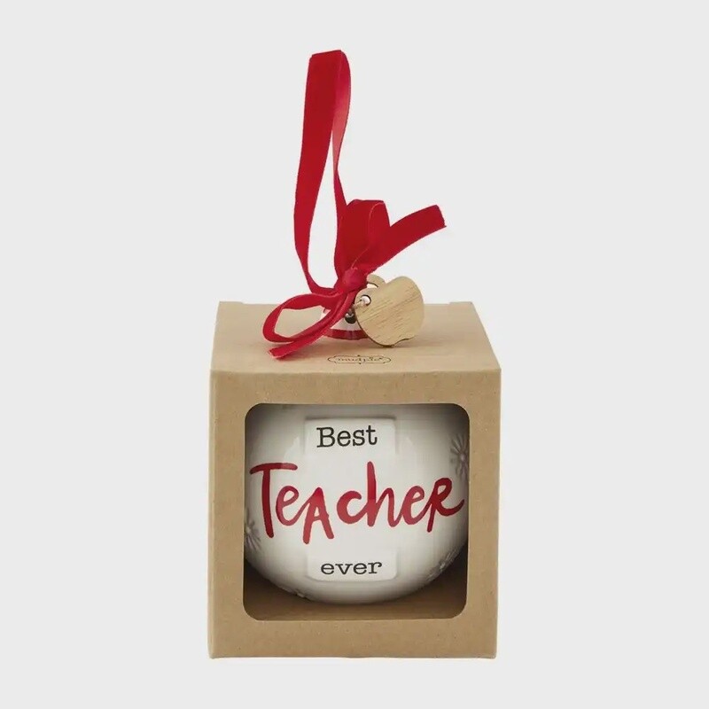 Best Teacher Ornament