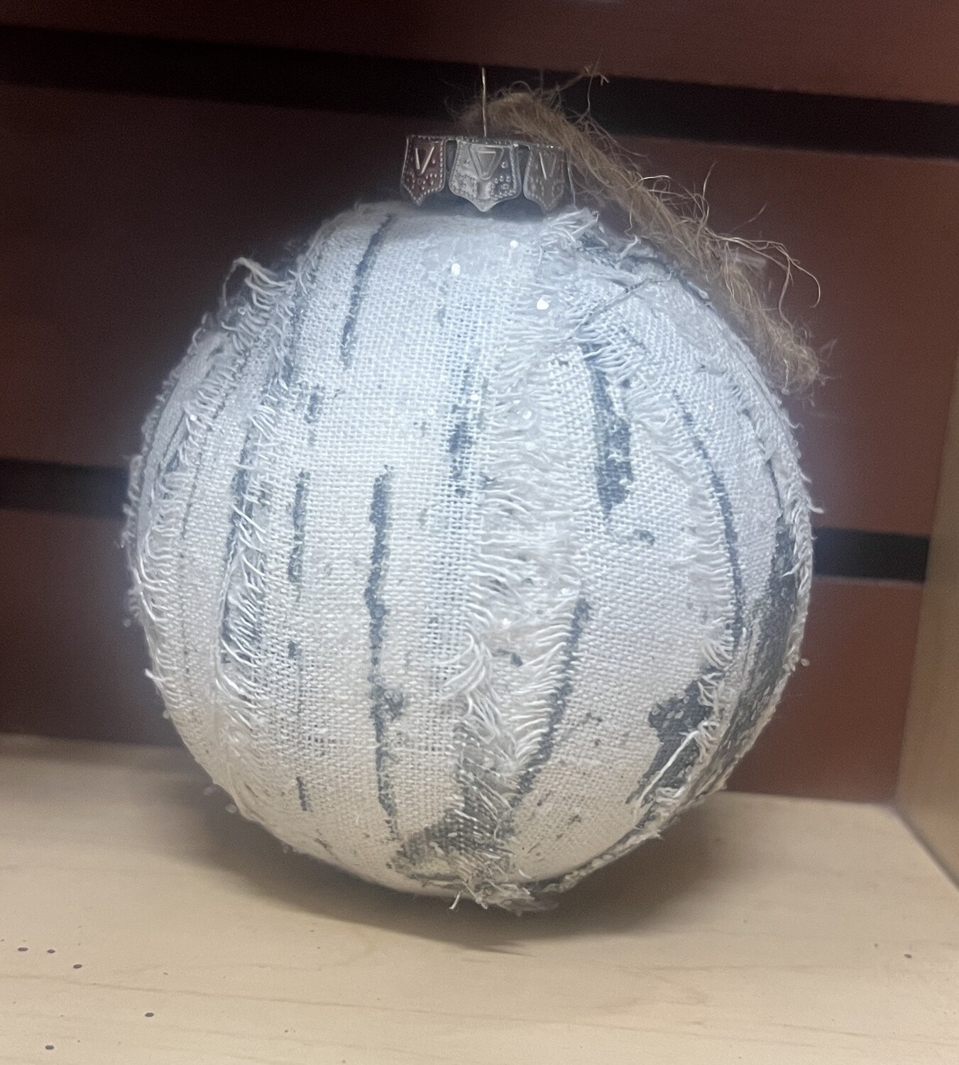 Birch Ball Ornament