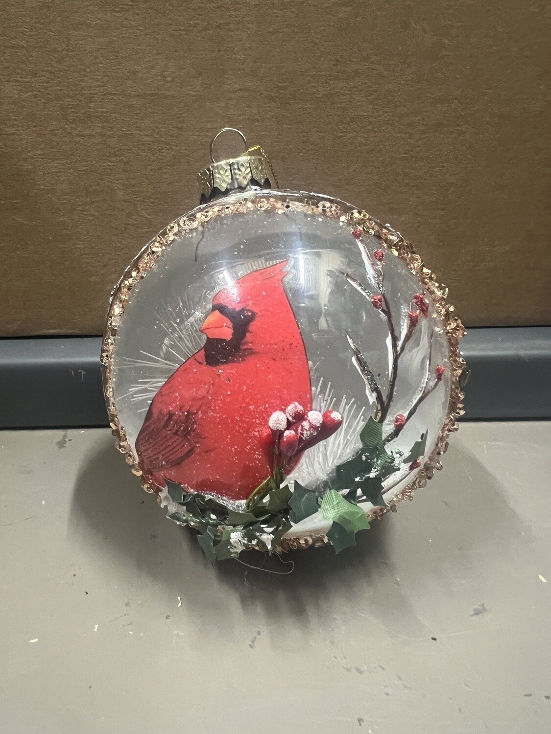 Cardinal Ball Ornament
