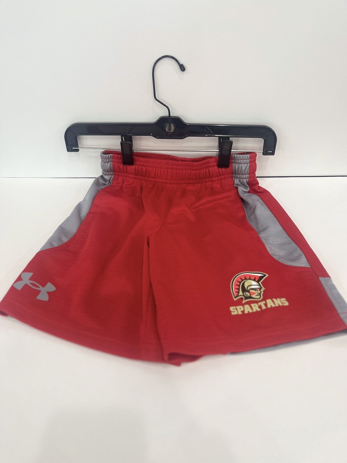 Youth Under Armour shorts, Color: Red/gray, Size: YXS